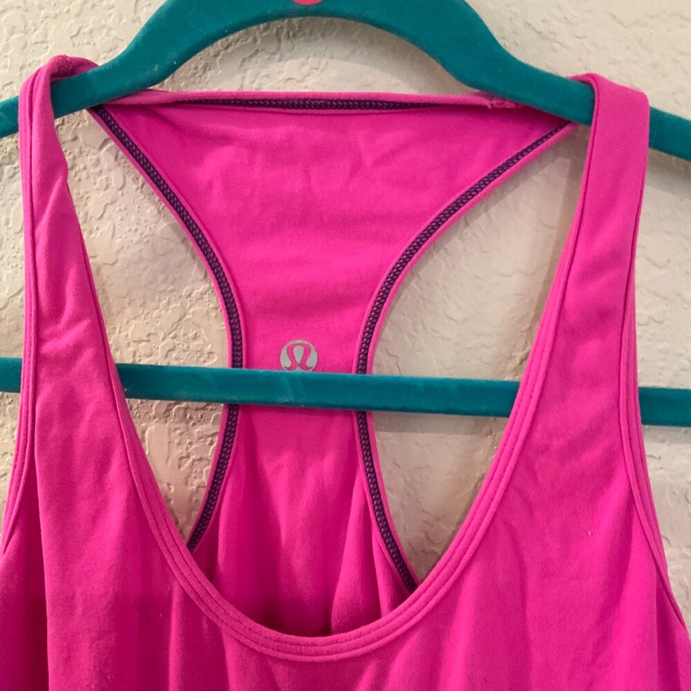 Lululemon Cool Racerback II Tank Top in Raspberry - Picture 5 of 7